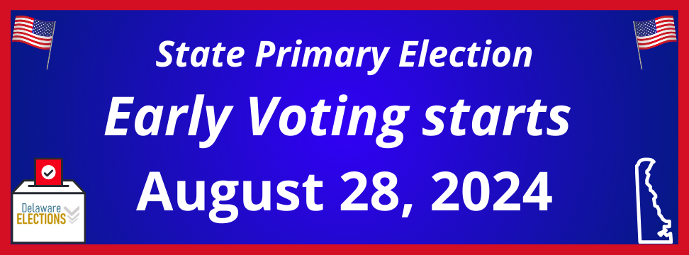 Early Voting Starts August 28, 2024 web banner