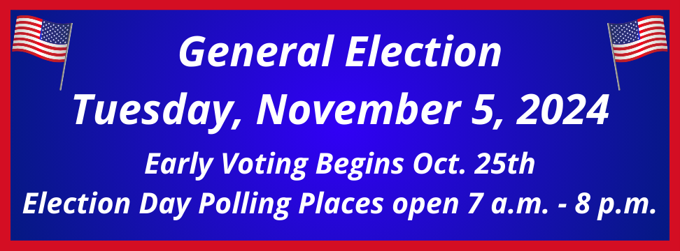 General Election Information banner